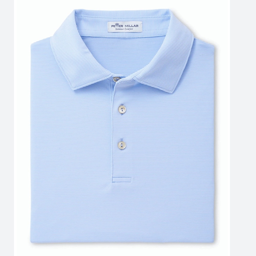 NWOT | Peter Millar Summer Comfort Long Sleeve Performance Polo